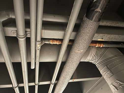 a professional burst pipe repair