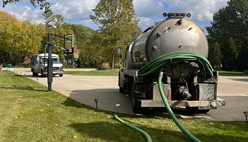 professional septic pumping service in will county illinois