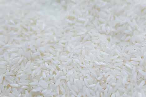close up of uncooked rice