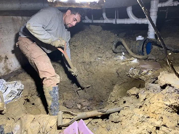 Sewer line replacement