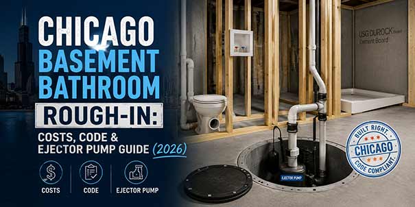 basement bathroom rough-in chicago