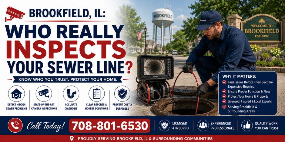 brookfield illinois sewer line inspection