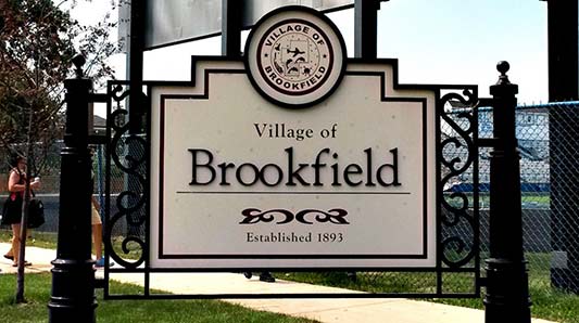 the village of brookfield il sign