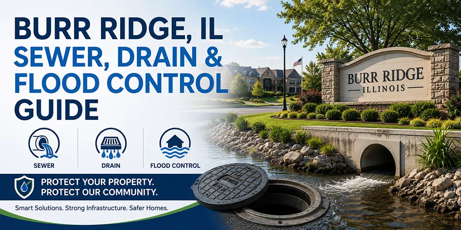 burr ridge sewer drain flood control guide