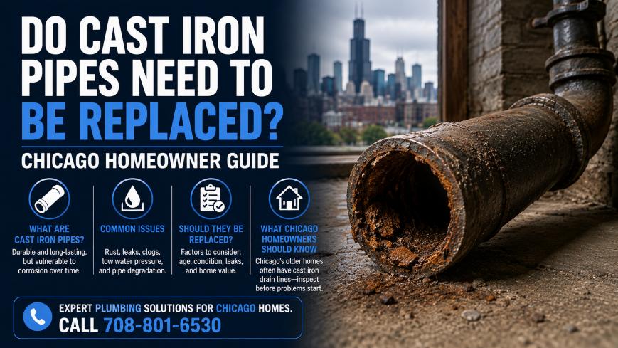 cast iron pipe replacement chicago illinois