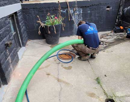 Catch basin cleaning service in Chicago Illinois by professional technicians