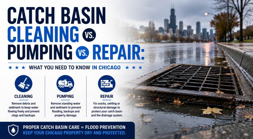 catch basin cleaning pumping repair chicago