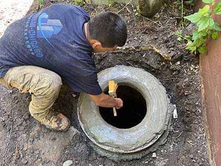 Catch basin structural repair in Chicago Illinois by professional technicians