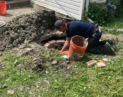 Catch basin repair service in Cicero Illinois restoring storm drain function