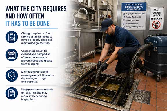 chicago grease trap requirements