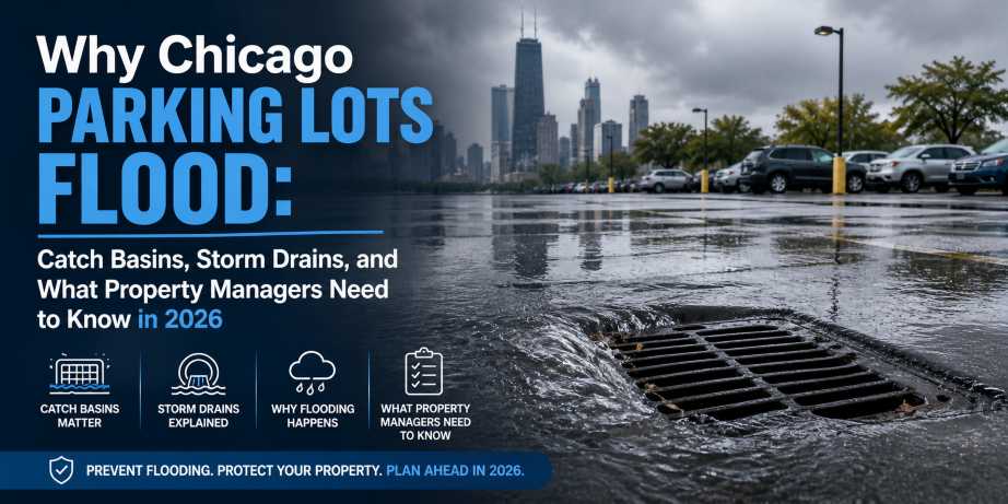 chicago parking lot flooding