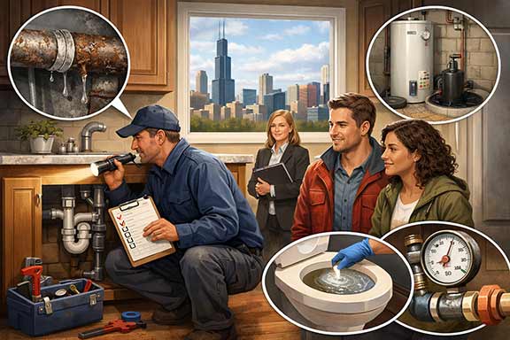 a chicago plumbing inspection