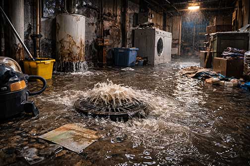 a sewer backup in chicago