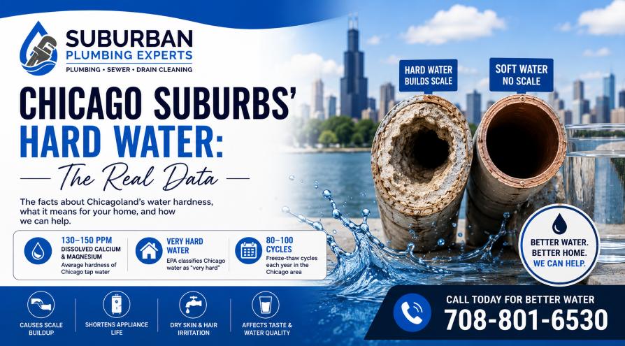 chicago suburbs hard water