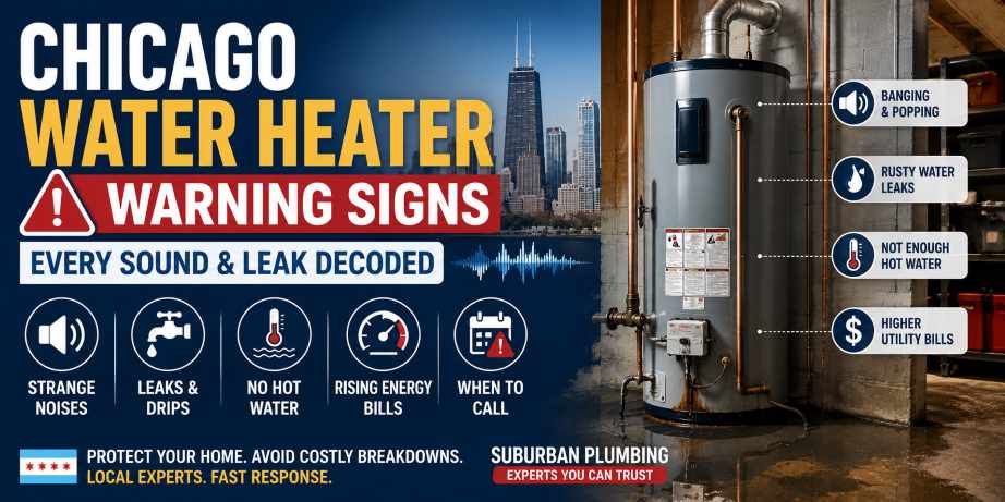 chicago water heater warning signs