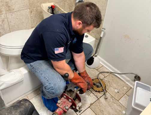 clogged toilet drain cleaning services in brookfield.