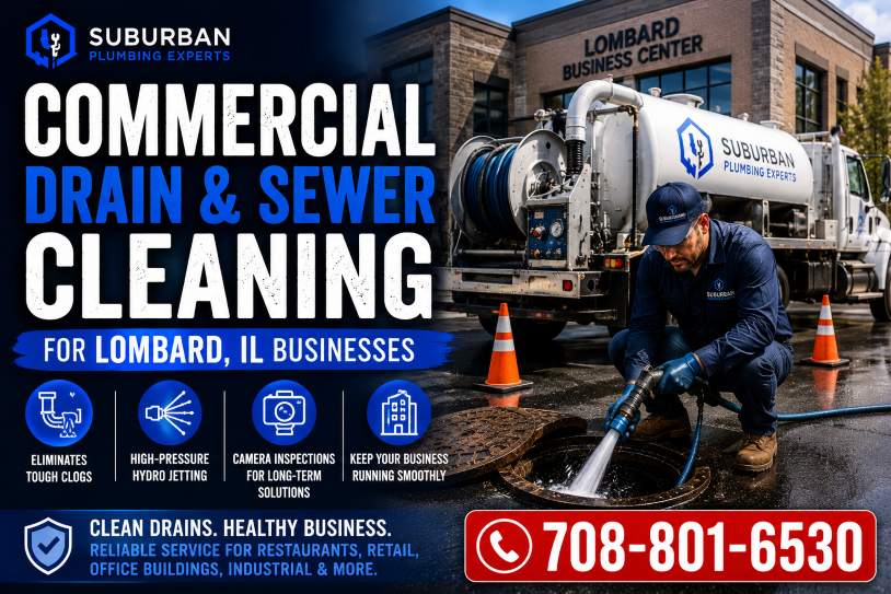 commercial drain cleaning lombard illinois