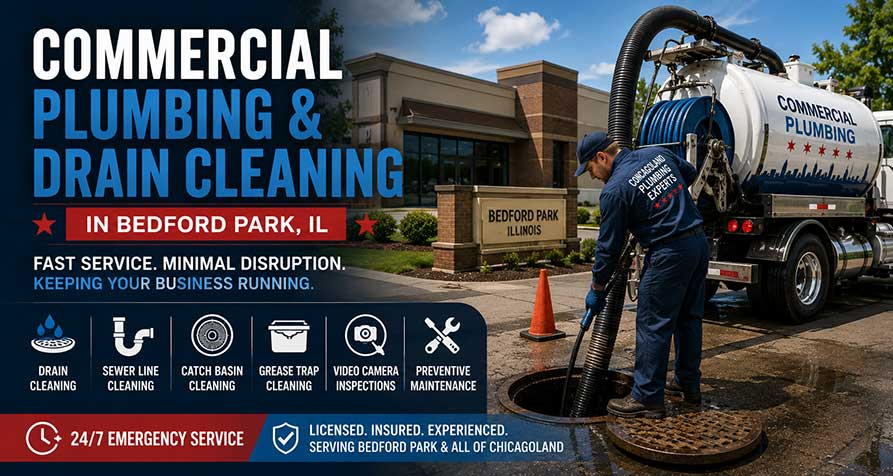 commercial plumbing bedford park illinois