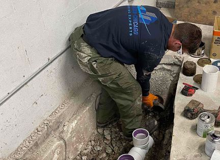 Commercial plumbing work completed in Lombard, Illinois