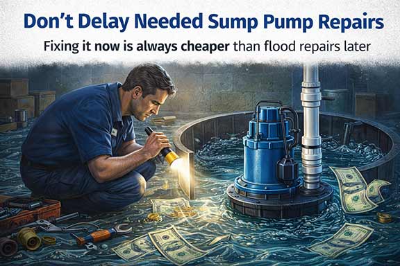 dont delay sump pump repairs