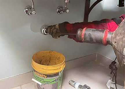 Drain cleaning in Palos Hills Illinois restoring proper drainage flow in plumbing system