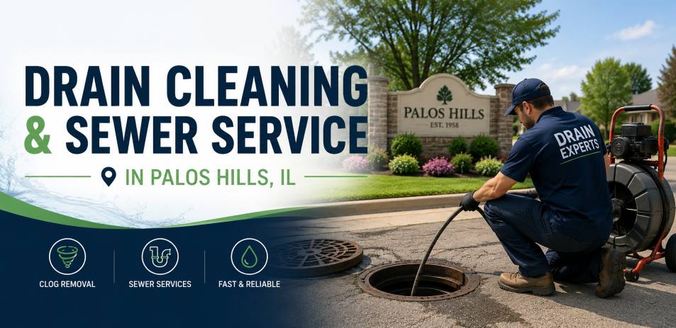drain cleaning sewer service palos hills illinois
