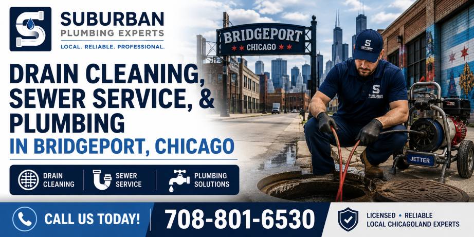 drain cleaning sewer services plumbing bridgeport chicago illinois