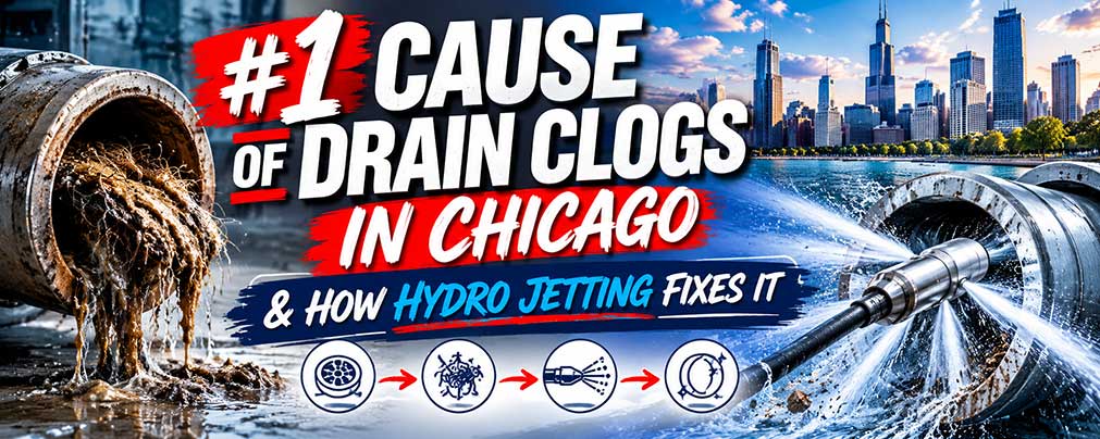 drain clogs chicago hydro jetting