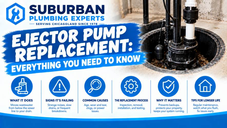 ejector pump replacement