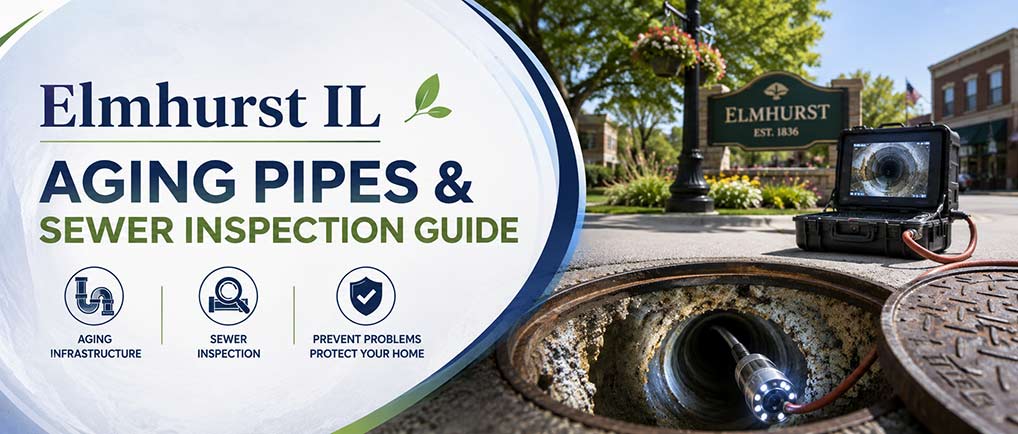 elmhurst illinois aging pipes sewer inspection