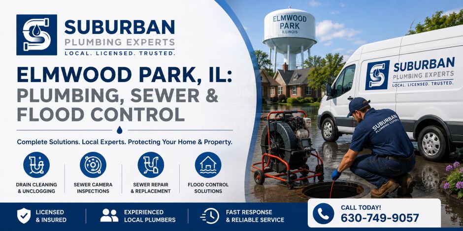 elmwood park illinois plumbing sewer flood control