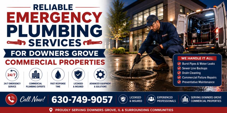 emergency commercial plumbers downers grove illinois