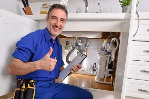 an experienced plumber.