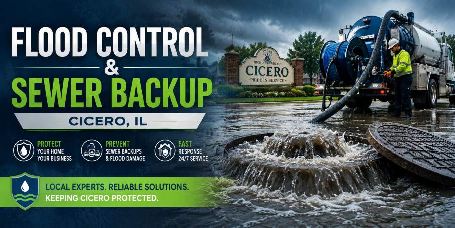 flood control sewer backup cicero illinois