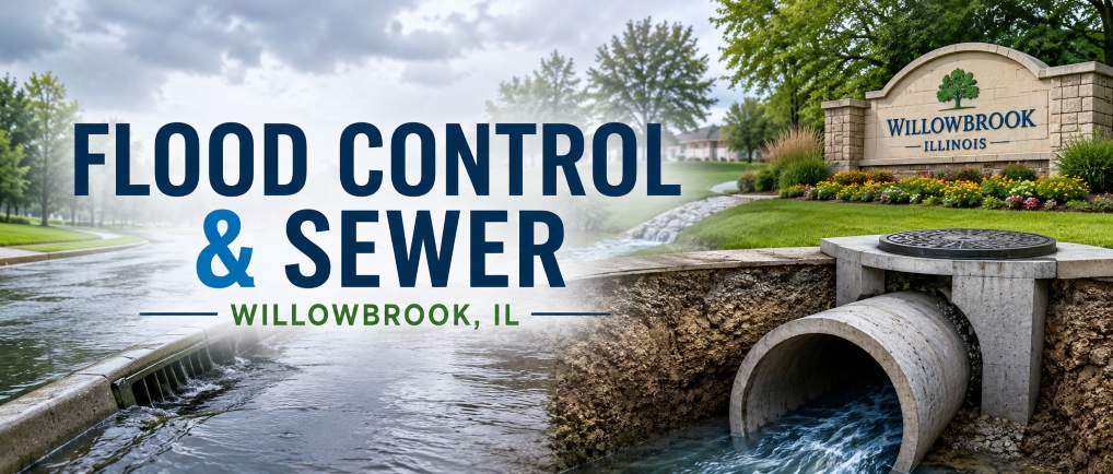 flood control and sewer willowbrook illinois