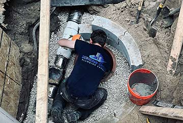 Flood control system installation Chicago Illinois basement sewer backup protection