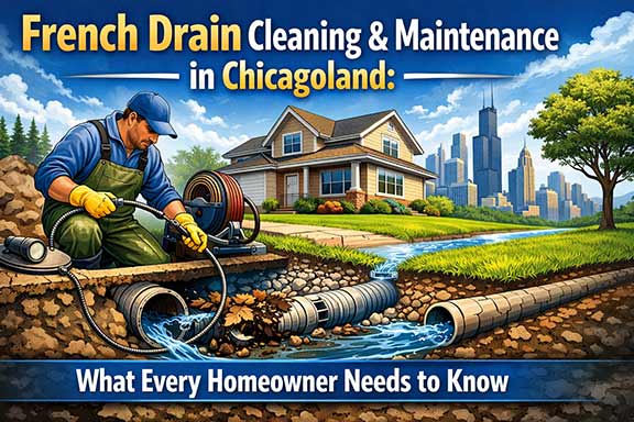 french drain cleaning chicagoland