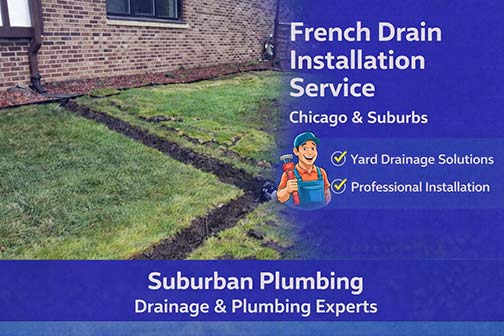 french drain installation chicago illinois