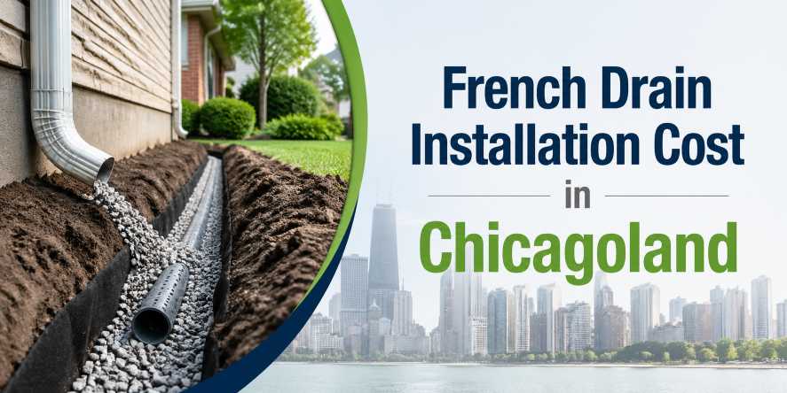 french drain installation cost chicago