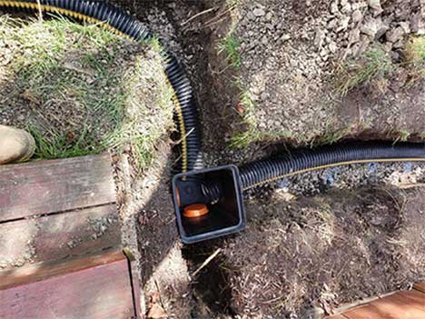 french drain system installation in chicago illinois