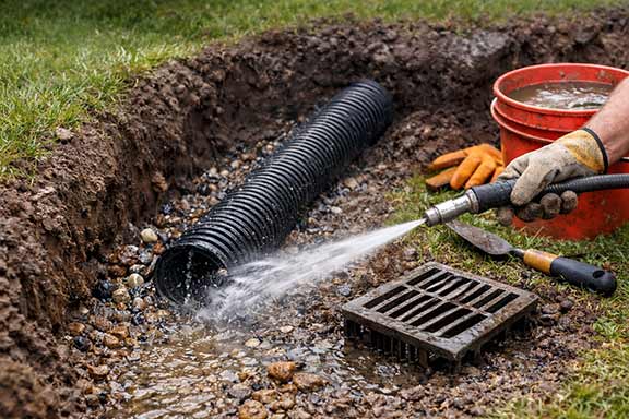 french drain maintenance chicagoland