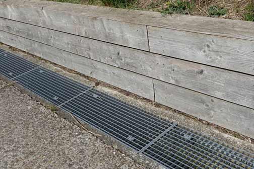 a french drain installation