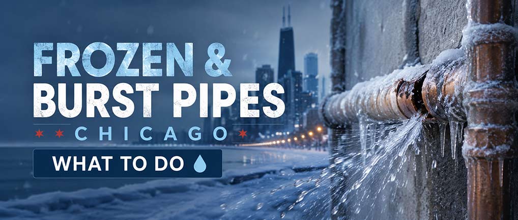 frozen burst pipes chicago illinois