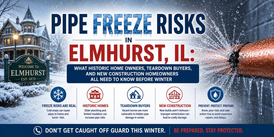 frozen pipes burst pipes elmhurst illinois