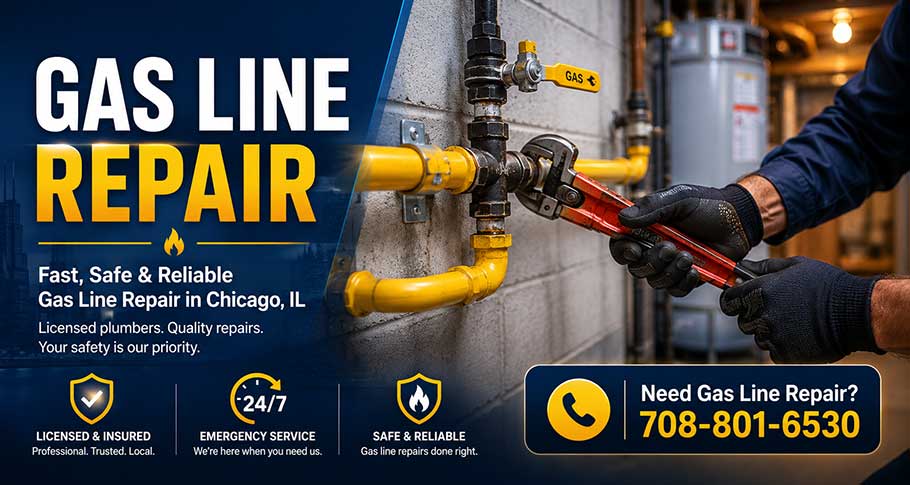 gas line repair chicago illinois