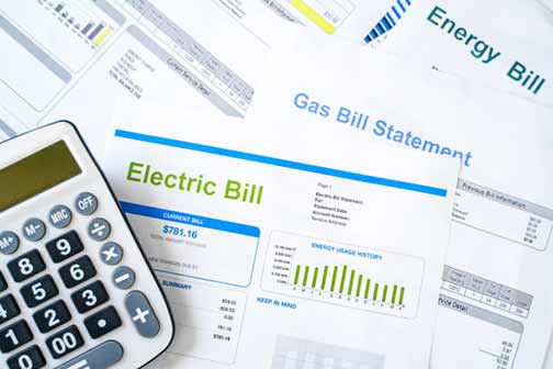 a high monthly energy bill