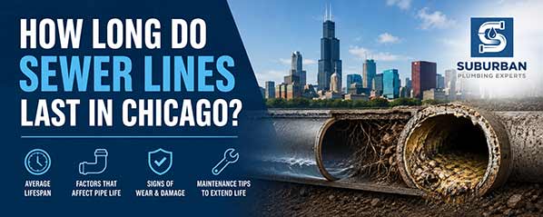 how long do sewer lines last in chicago
