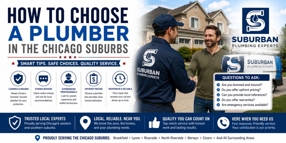 how to choose a plumber chicago suburbs
