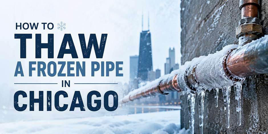how to thaw a frozen pipe chicago illinois