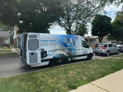 Professional plumber in Justice Illinois providing residential plumbing services